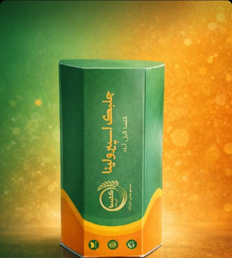 پودر اسپیرولینای ۱۰۰% ارگانیک گلسا